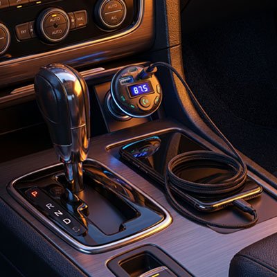 Transmetteur fm bluetooth 